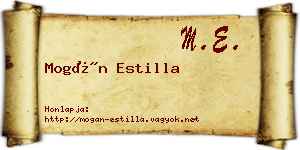 Mogán Estilla névjegykártya
